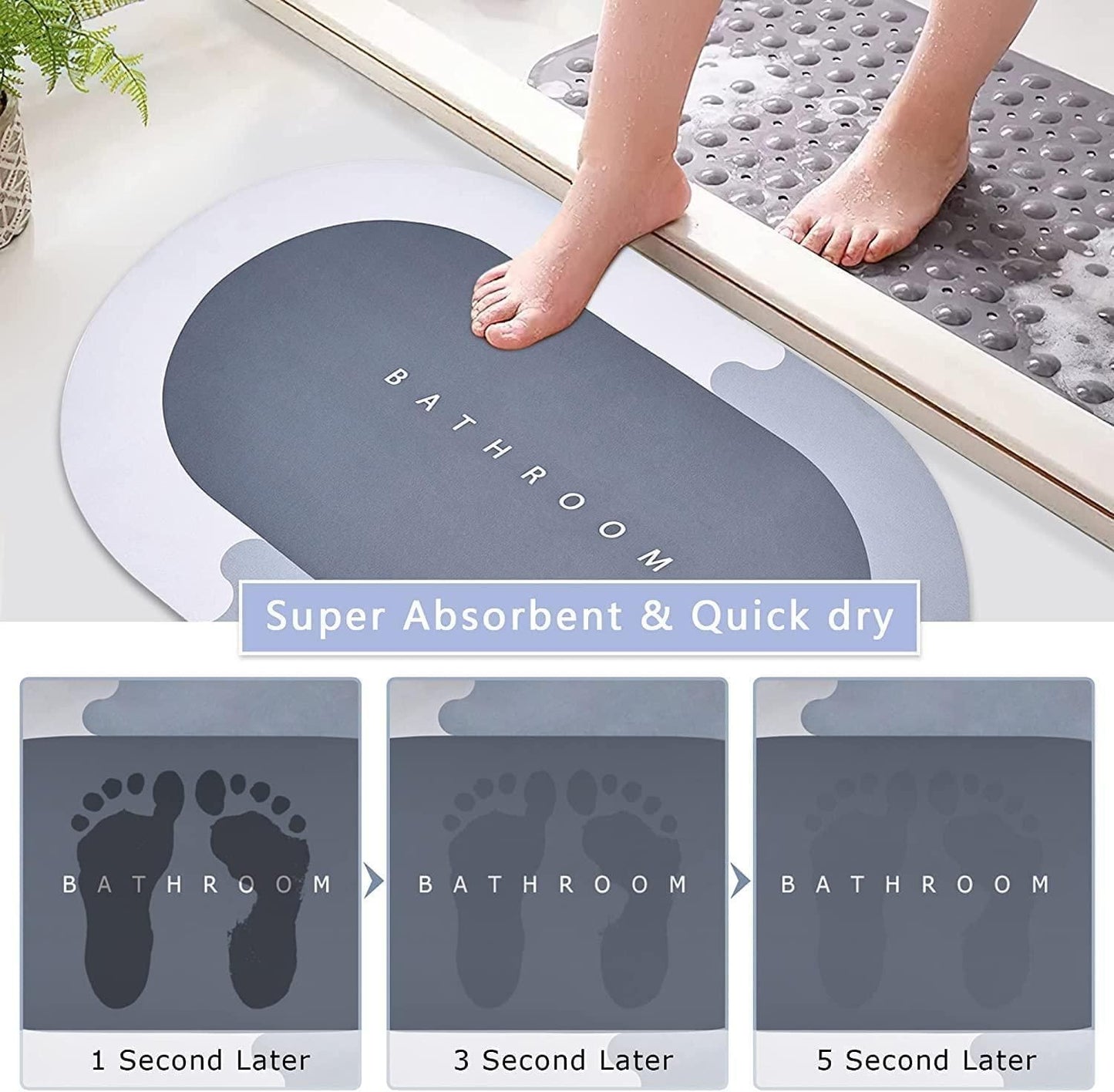 Quick-Dry Anti-Slip Bathroom Mat™