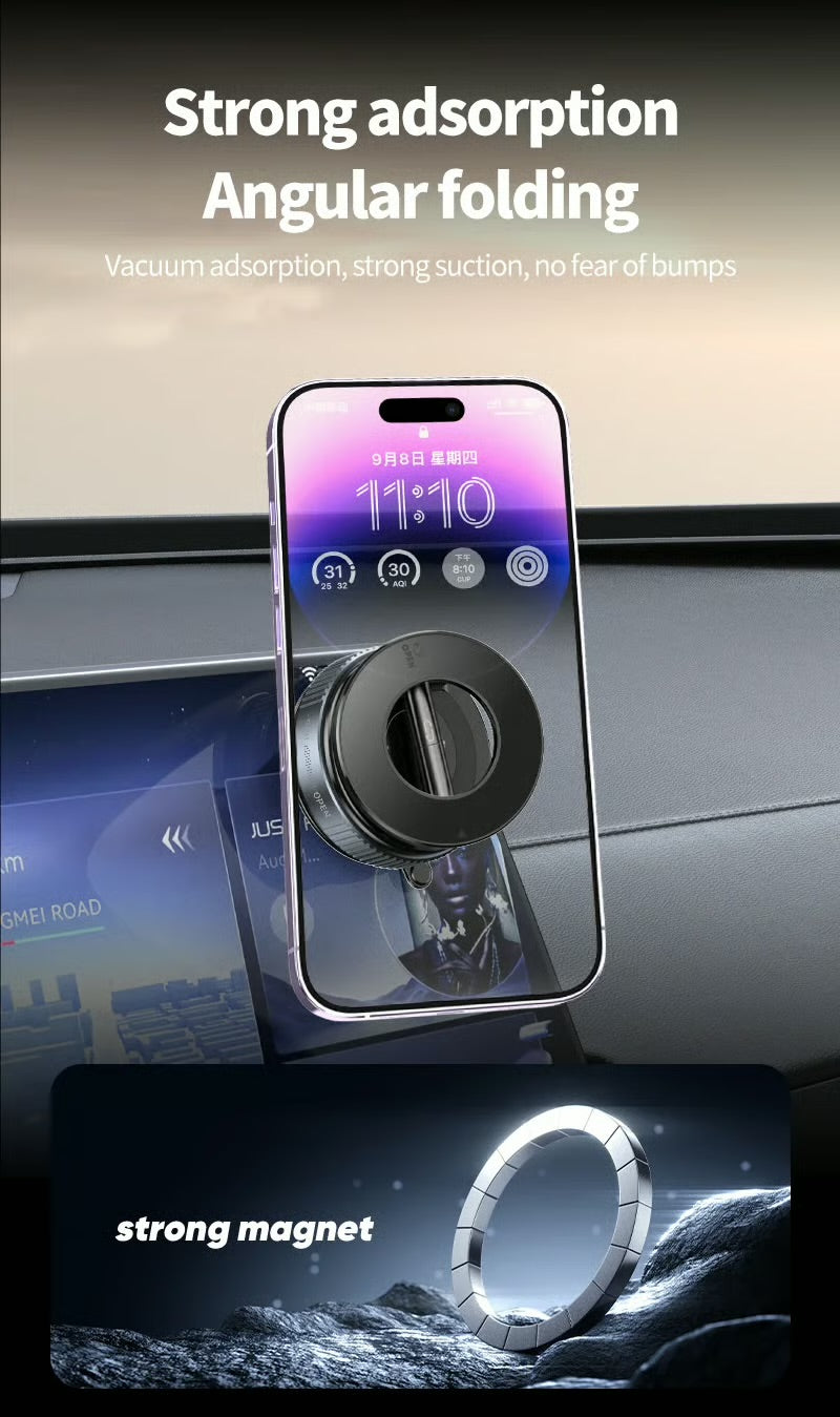 Vacuum Magnetic Suction Phone Holder