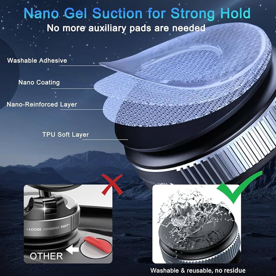 Vacuum Suction Magnetic Bracket